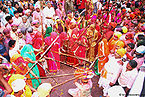 लट्ठामार होली, बरसाना Lathmar Holi, Barsana
