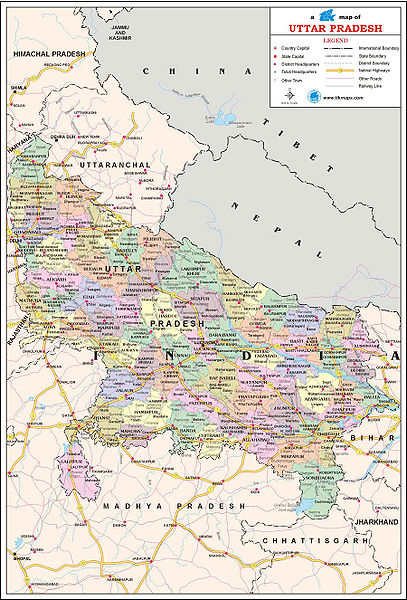 चित्र:Uttar-Pradesh-Travel-Map.jpeg