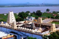 श्रीराम मन्दिर, भद्राचलम का विहंगम दृश्य