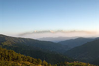 मुक्तेश्वर का एक दृश्य
